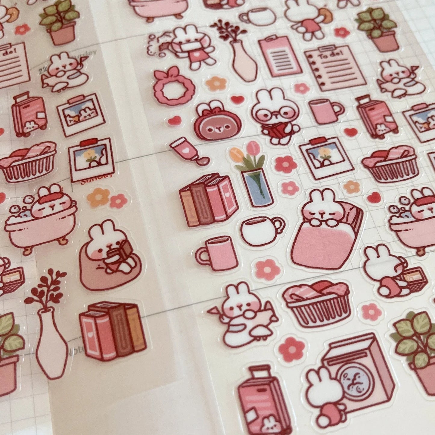 Daily Life of Rabbit: Sticker Sheet