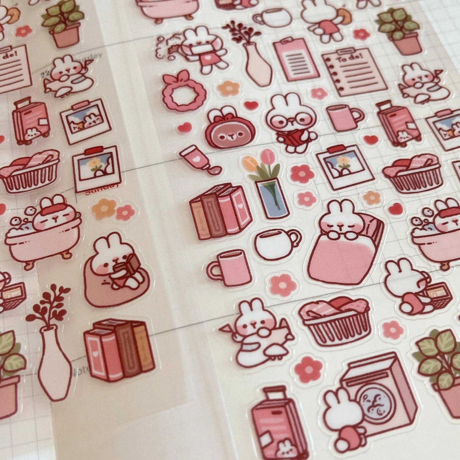 Daily Life of Rabbit: Sticker Sheet
