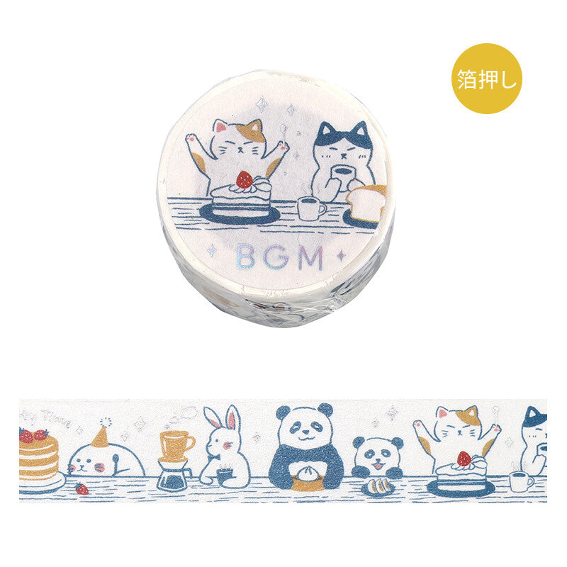 Dinner Party Foil-stamped Washi Tape