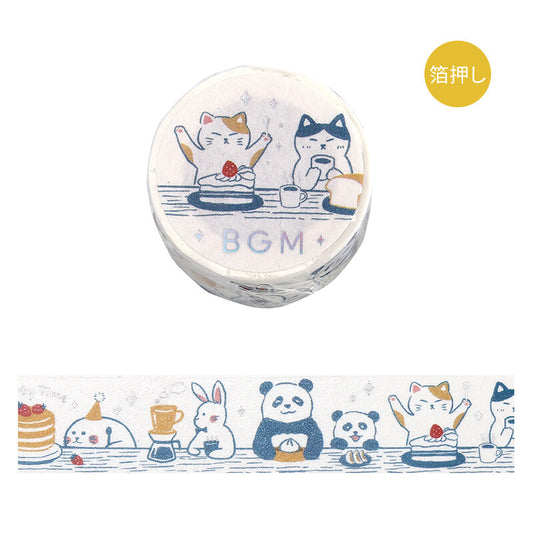 Dinner Party Foil-stamped Washi Tape