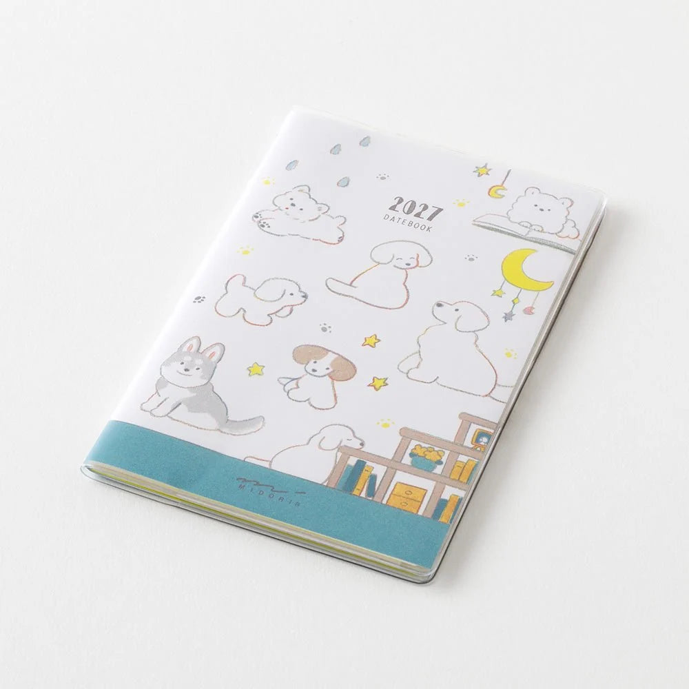 Midori Pocket Diary 2027 Mini - Dog
