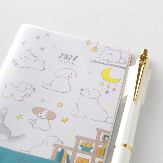 Midori Pocket Diary 2027 Mini - Dog
