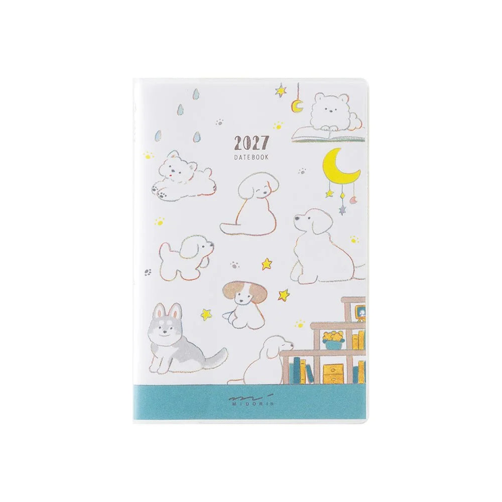 Midori Pocket Diary 2027 Mini - Dog
