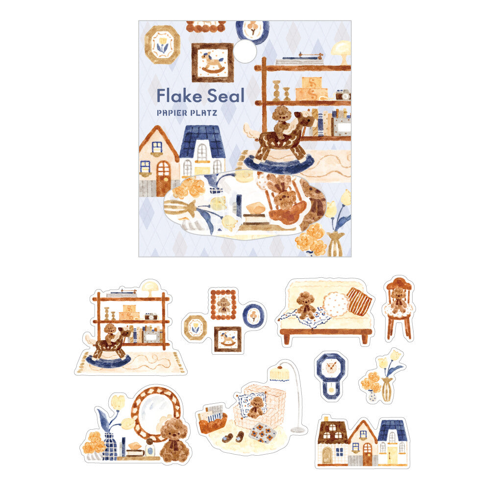 Dog & Interior Flake Seal - Papier Platz x Nakauchi Waka