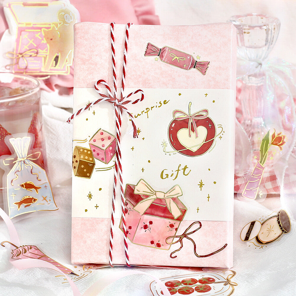 Dolce Vita Gold Foiled PET Stickers - Giving Day