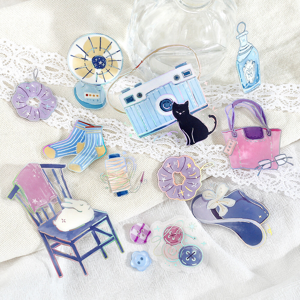 Dolce Vita Gold Foiled PET Stickers - Piece of Life