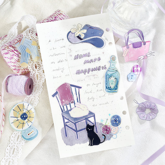 Dolce Vita Gold Foiled PET Stickers - Piece of Life