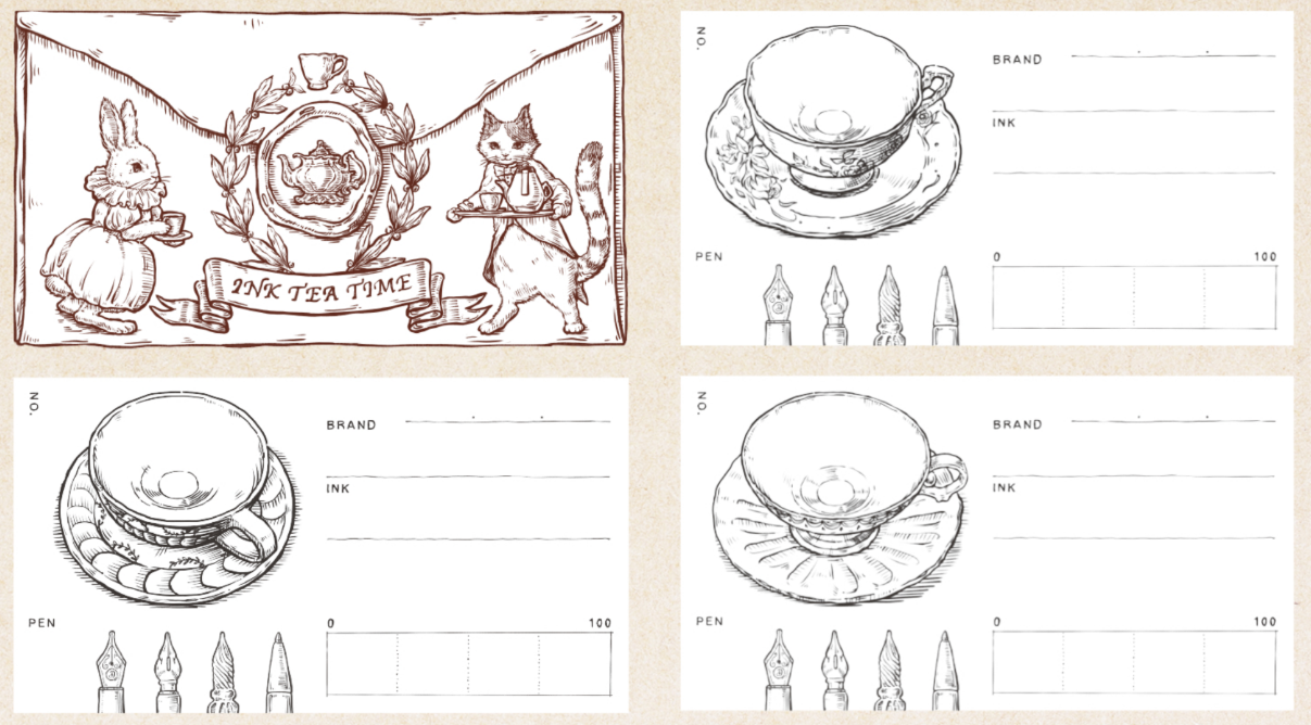 Takasago Paper Ink Swatch Notepad