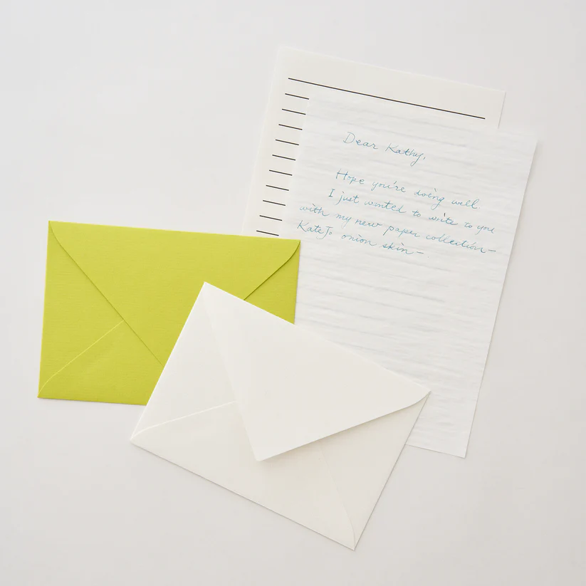Dressco Onion Skin Letter Set Polka Raid