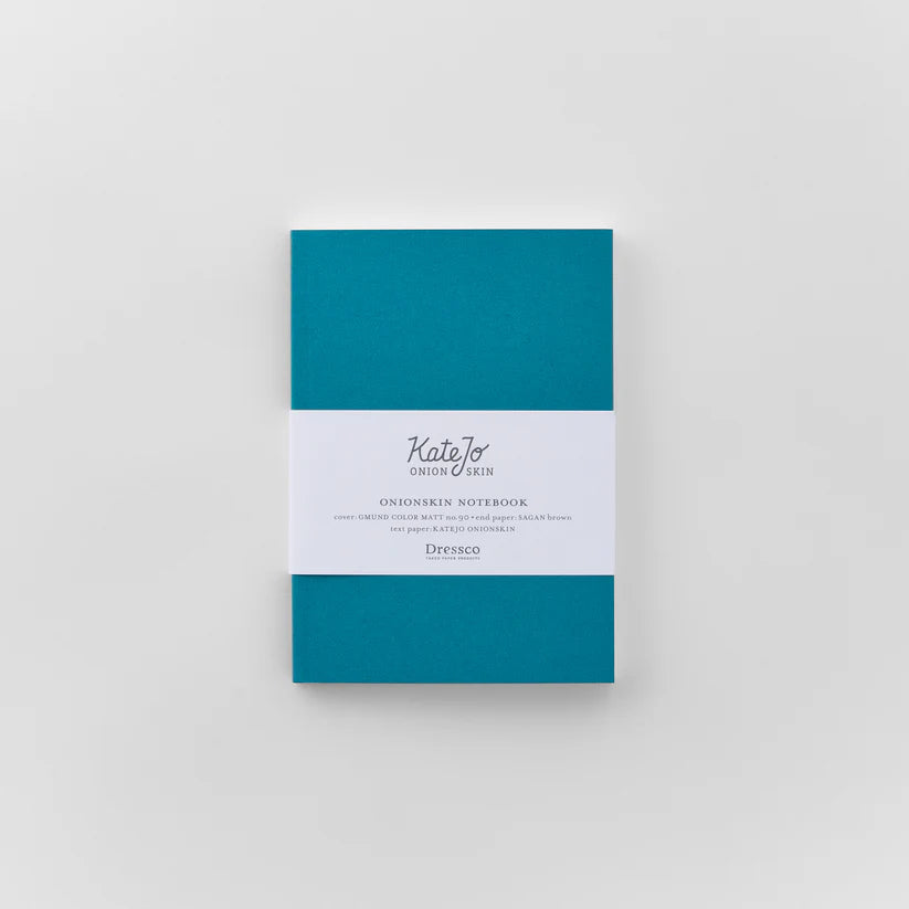 Dressco Onion Skin Notebook - Teal Blue (Small)