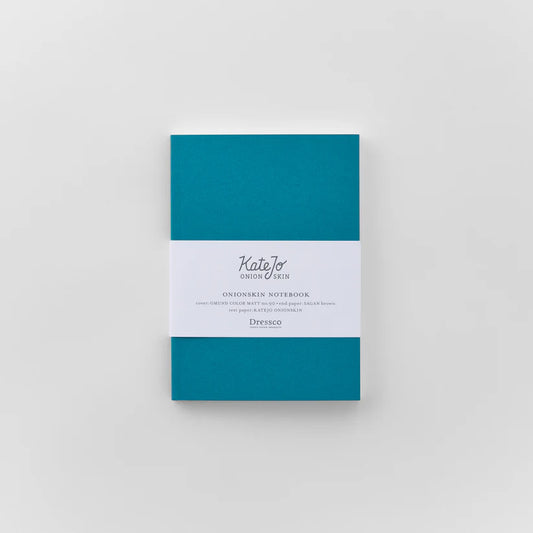 Dressco Onion Skin Notebook - Teal Blue (Small)