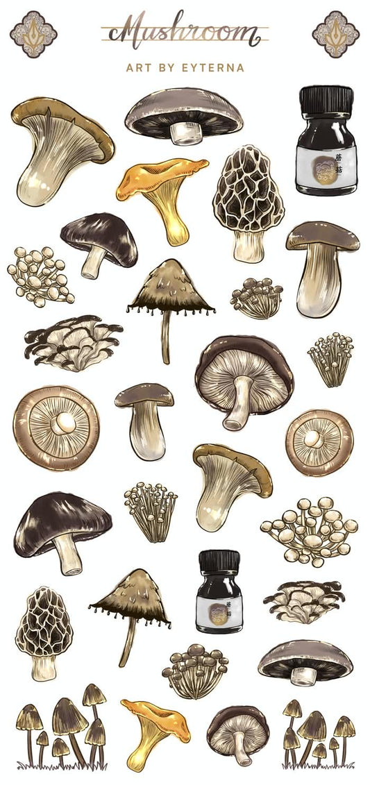 [Exclusive] Mushroom Sticker Sheet