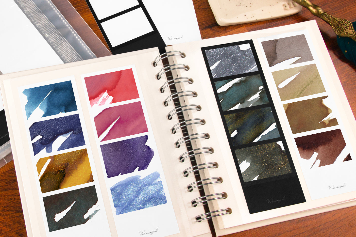 Four Photos Colour Swatch Sheets - White