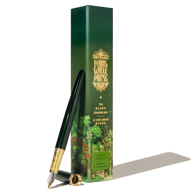 The Bijou Fountain Pen - Emerald Gardens