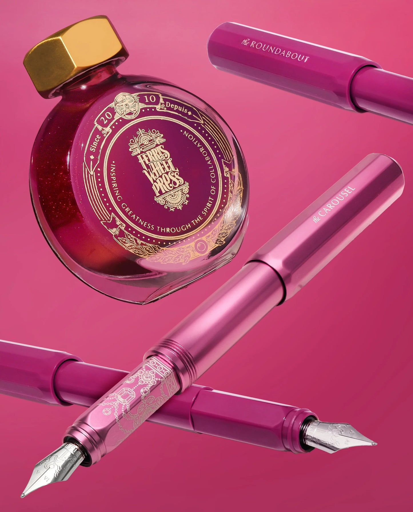 Honorary Edition 2024 | Aluminum Carousel Fountain Pen - Little Miss Jubilee