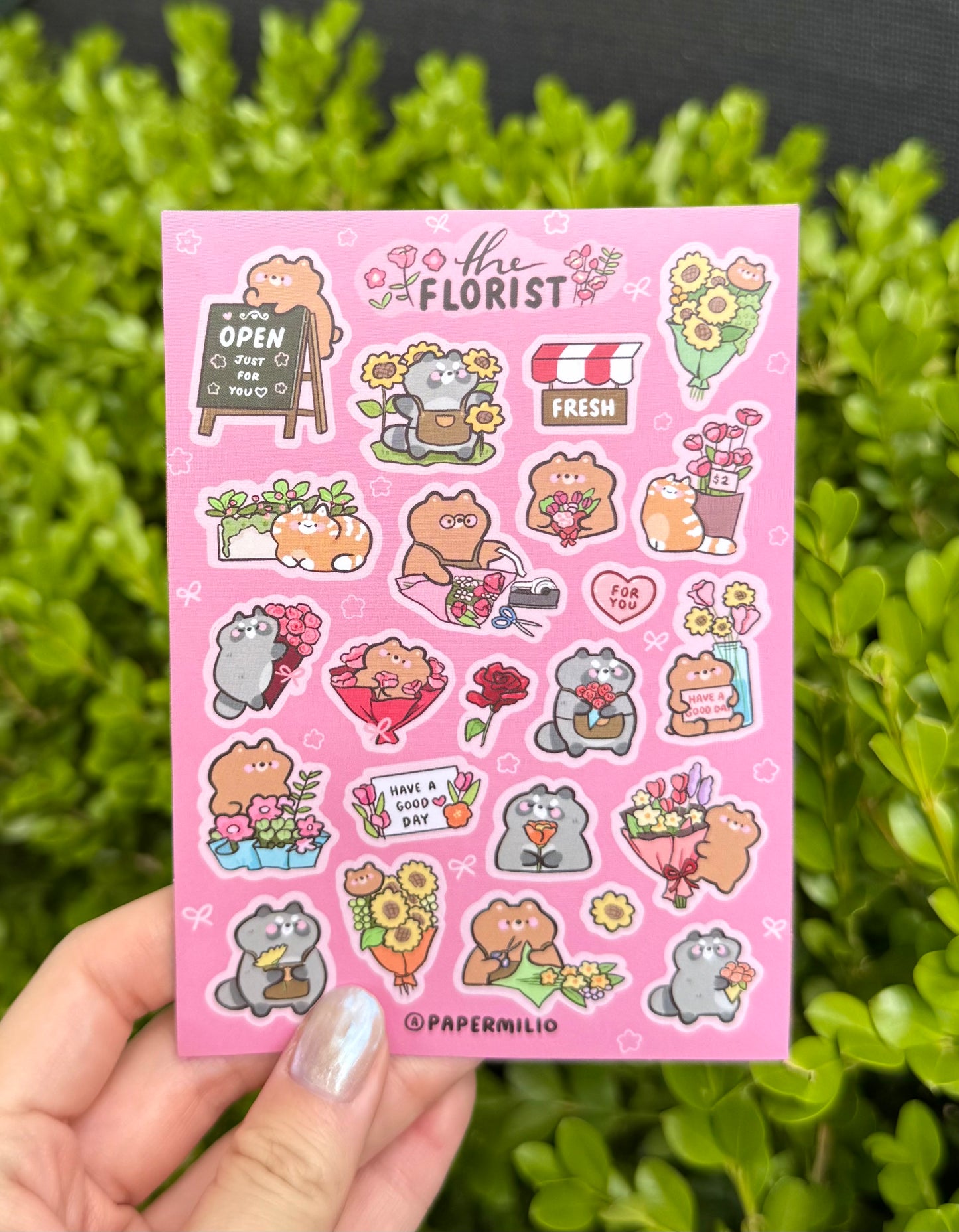 The Florist Sticker Sheet