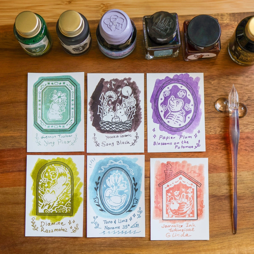 Flower Tales Ink Swatch Cards