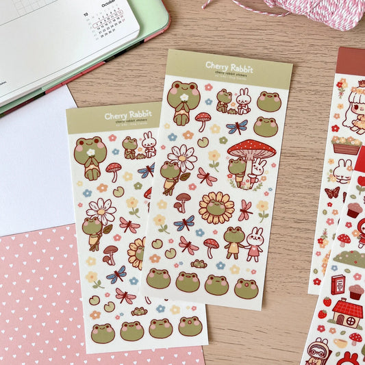 Frog Friends - Sticker Sheet