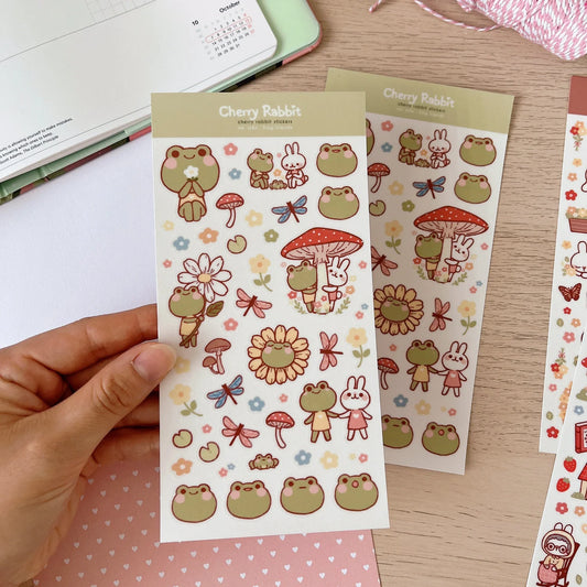 Frog Friends - Sticker Sheet