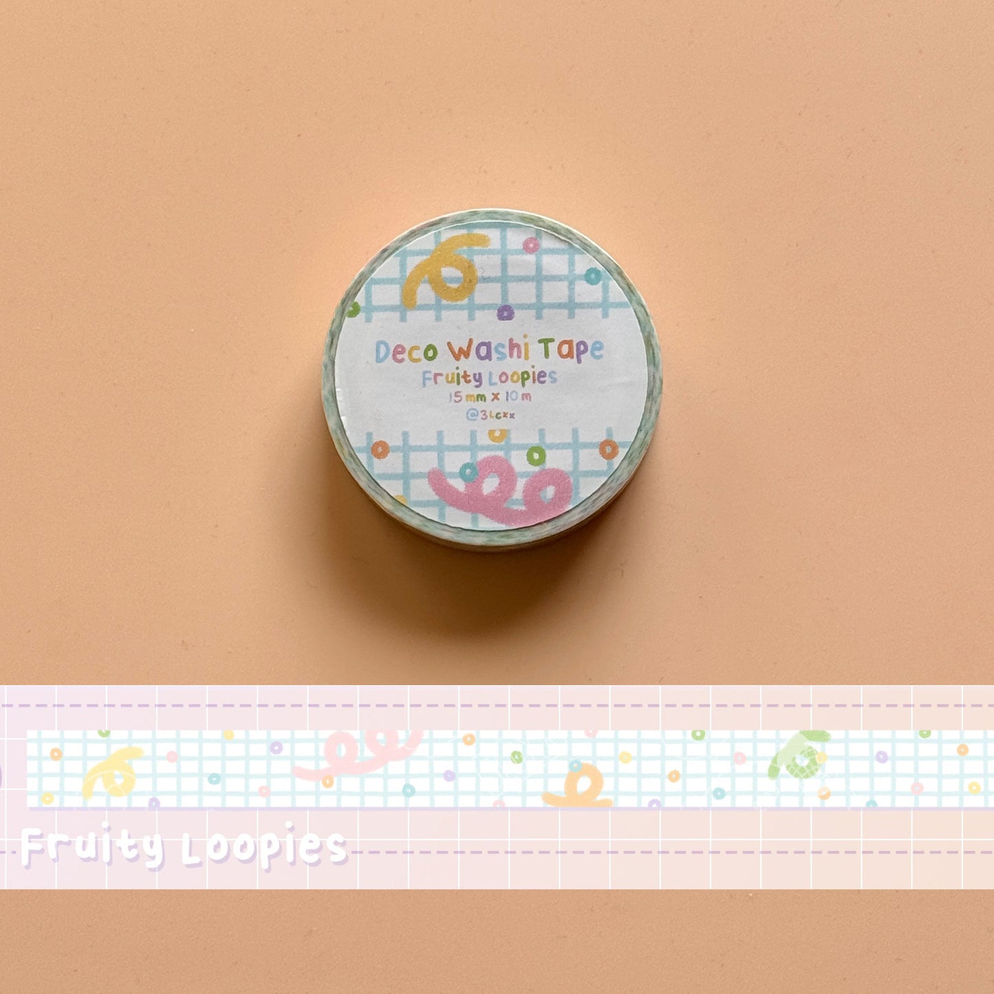 Fruity Loopies Deco Washi Tape