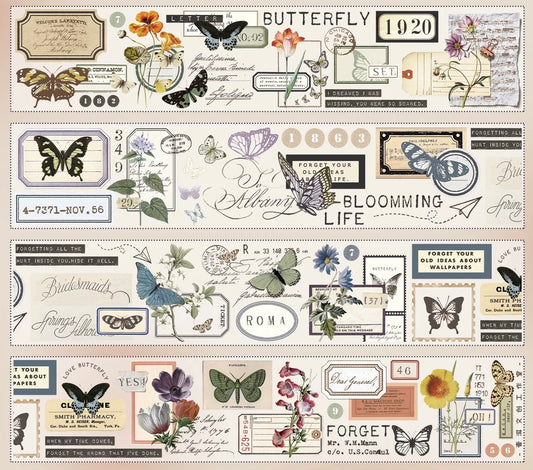 Butterfly Ephemera PET Tape