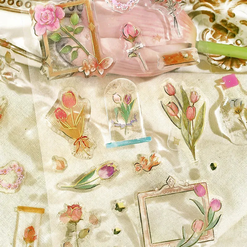 Garden Crystal Stickers