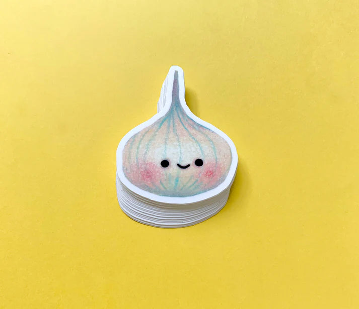 Garlic Sprout Vinyl Sticker