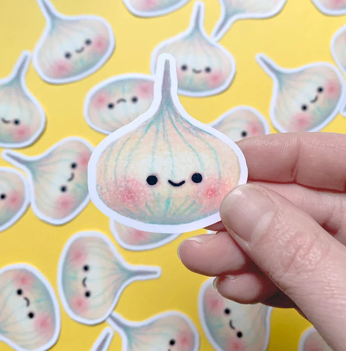 Garlic Sprout Vinyl Sticker