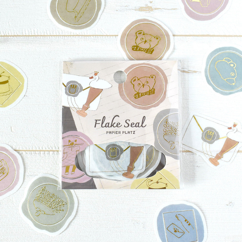 Gold Foil Sealing Stamp Flake Seal - Papier Platz x Shoichiro Tobimatsu