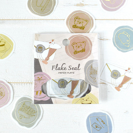 Gold Foil Sealing Stamp Flake Seal - Papier Platz x Shoichiro Tobimatsu