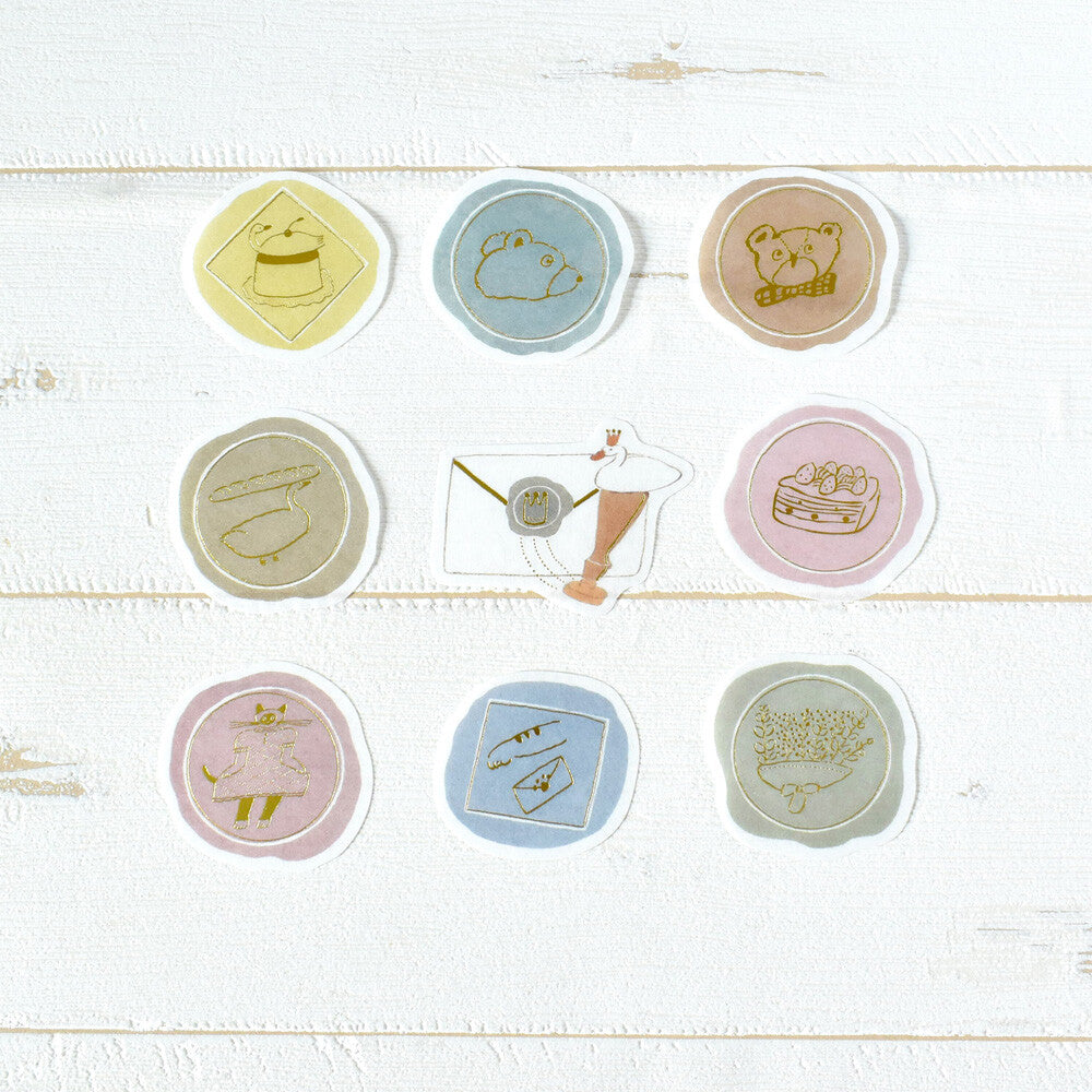 Gold Foil Sealing Stamp Flake Seal - Papier Platz x Shoichiro Tobimatsu