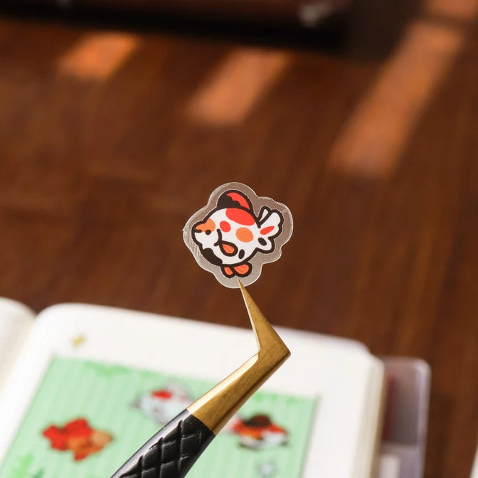 Goldfish Tracker Clear Sticker Sheet