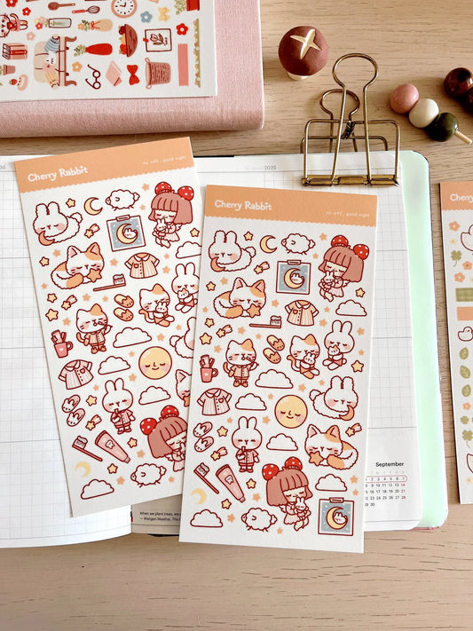 Good Night: Sticker Sheet