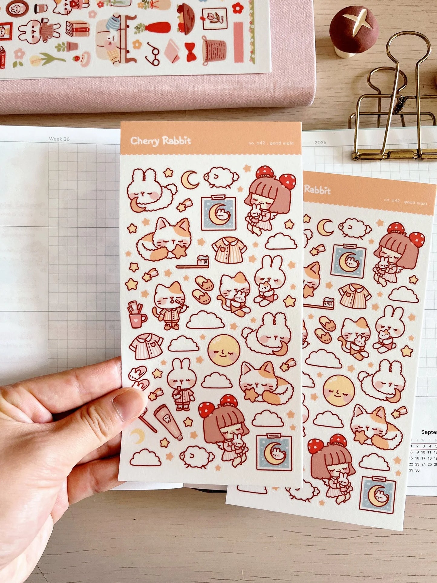 Good Night: Sticker Sheet