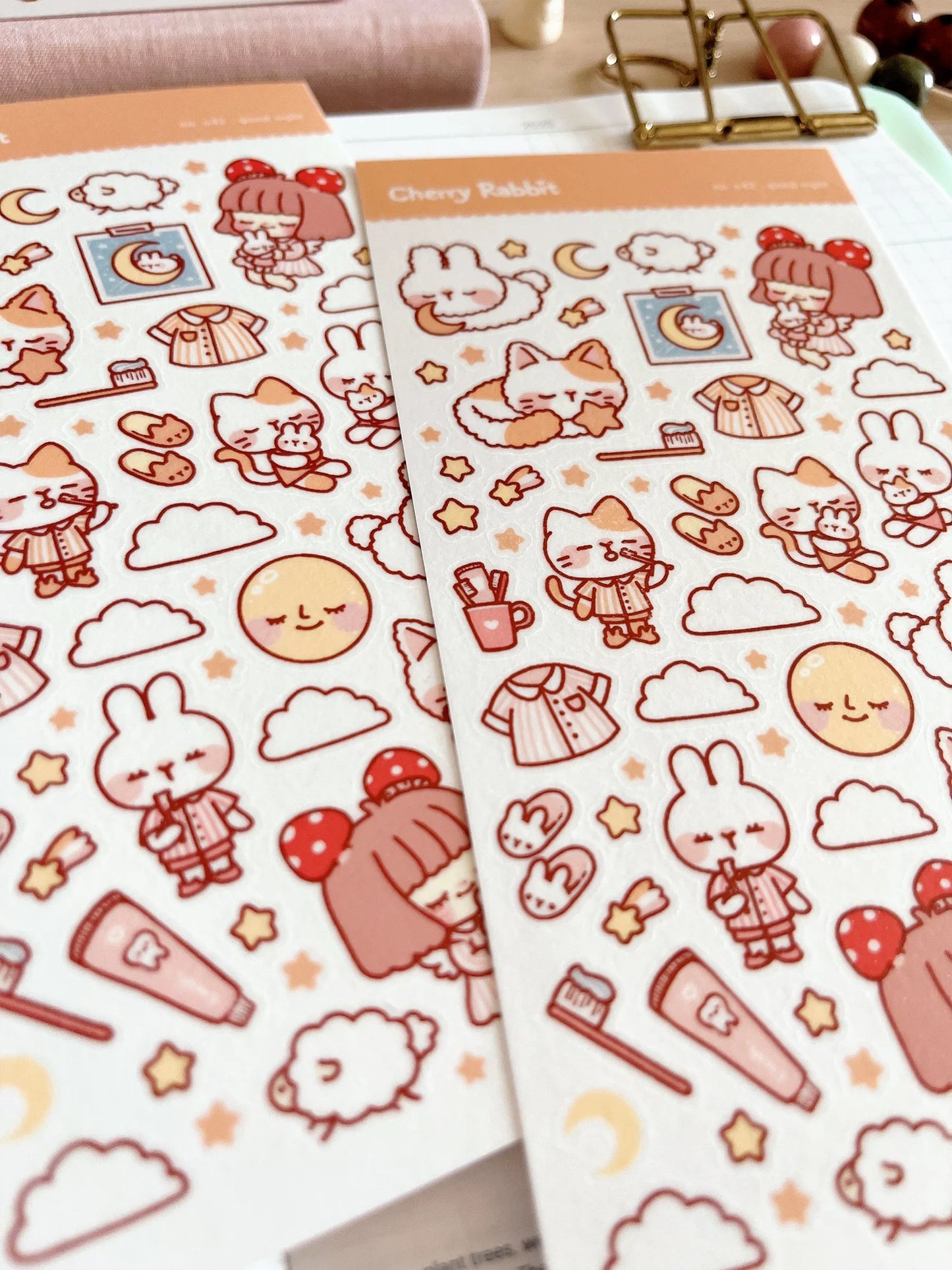 Good Night: Sticker Sheet