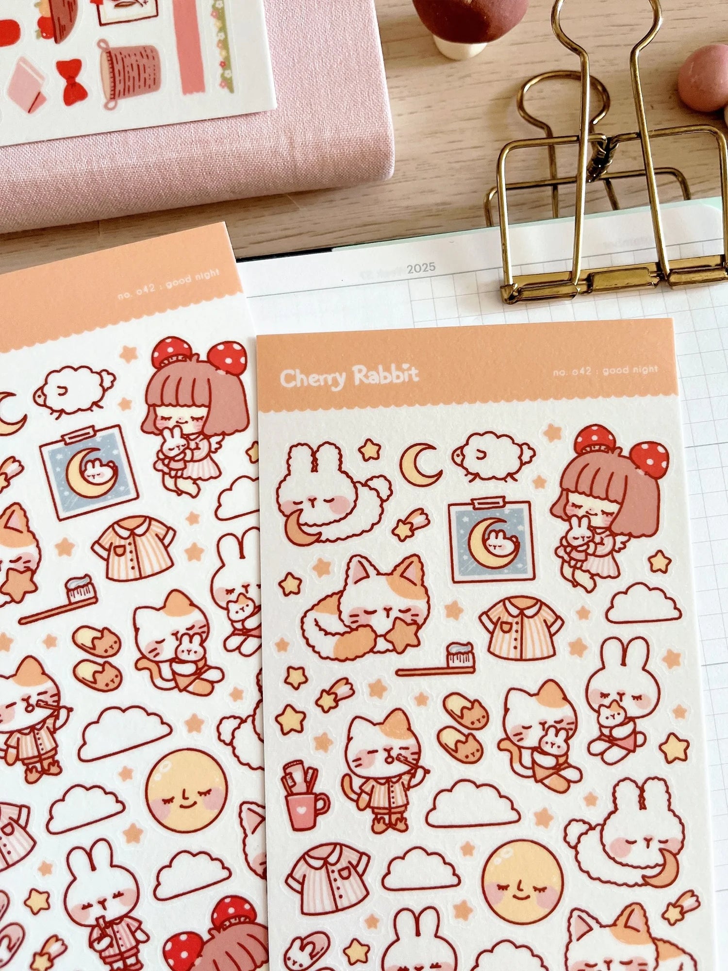 Good Night: Sticker Sheet