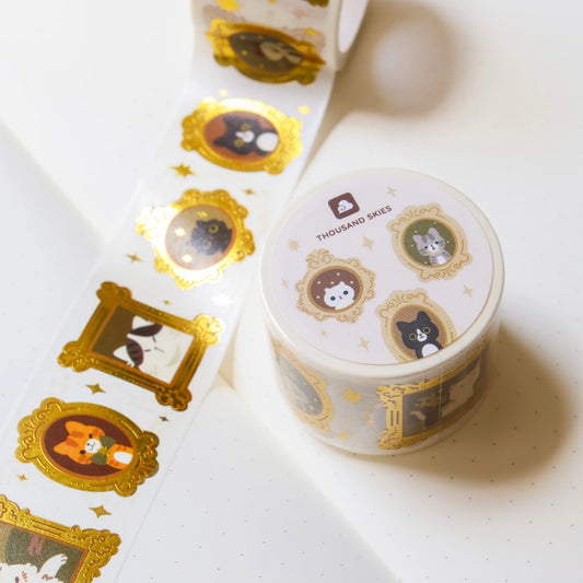 Grand Meowster Gallery (Foil) Washi Tape