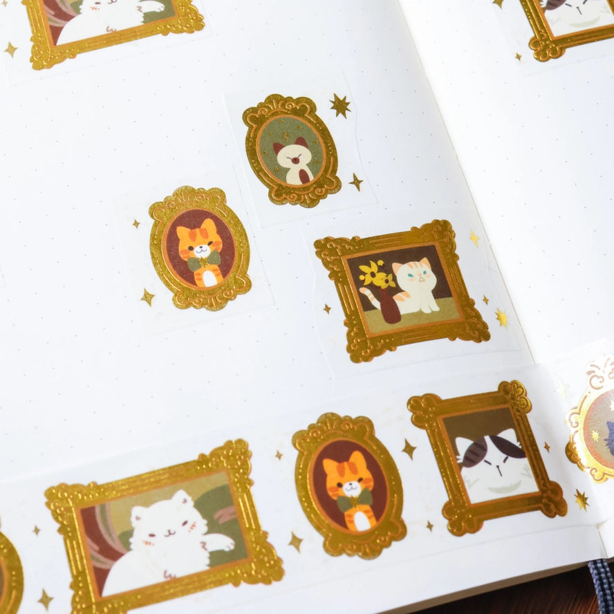 Grand Meowster Gallery (Foil) Washi Tape