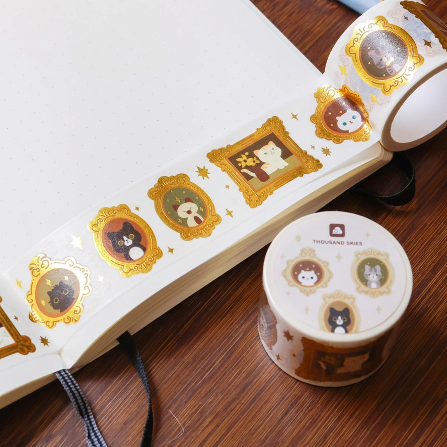 Grand Meowster Gallery (Foil) Washi Tape