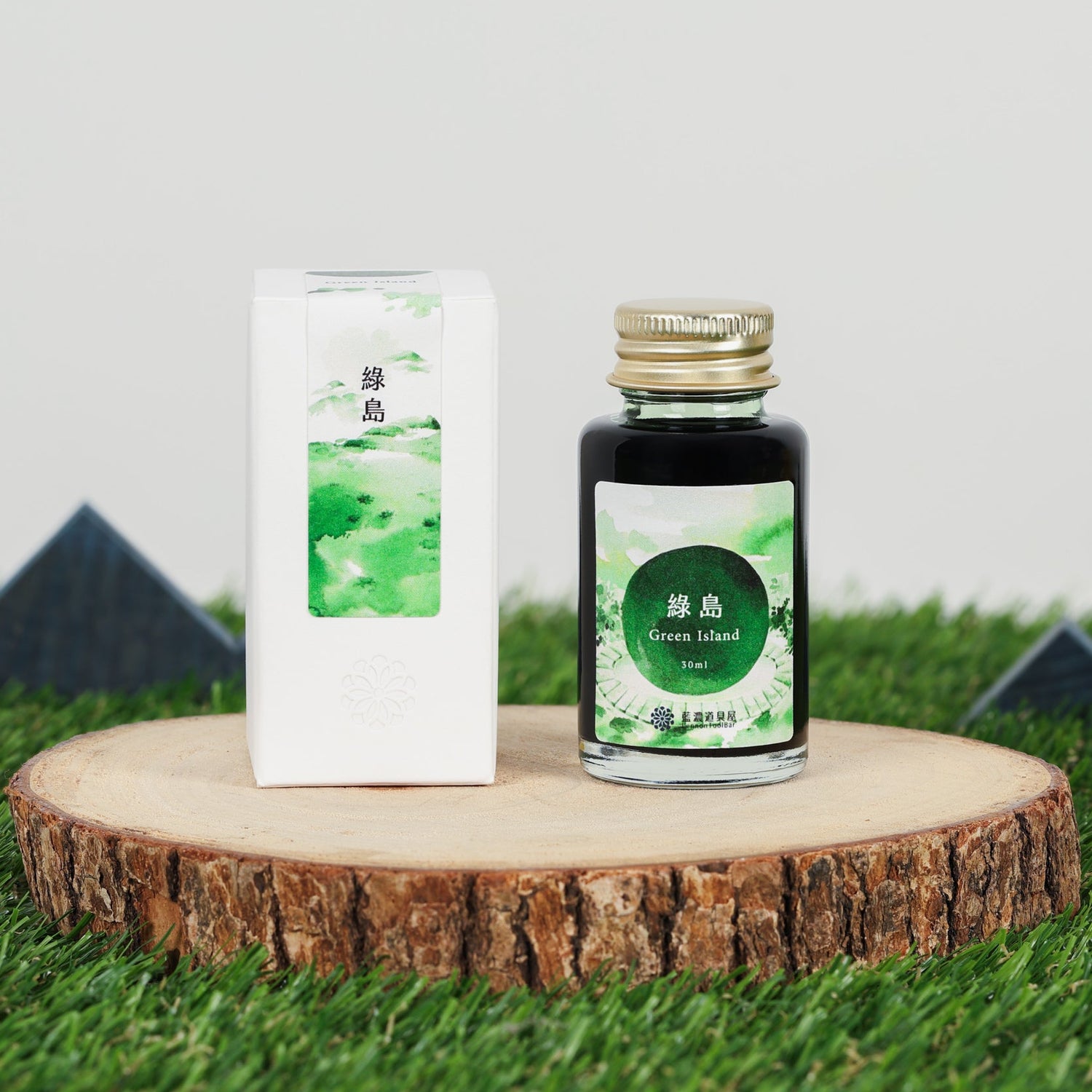 Green Island Lennon Toolbar Fountain Pen Ink
