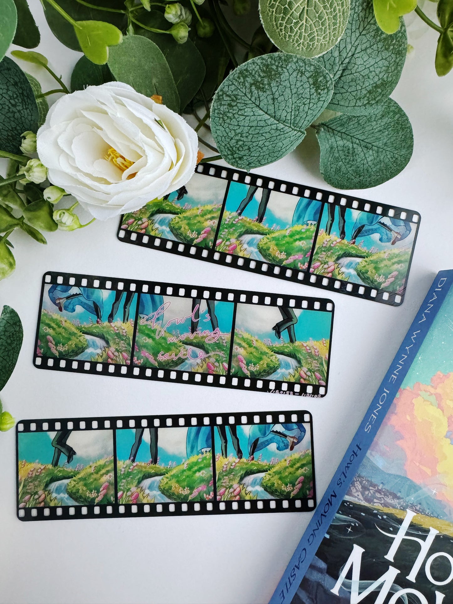 Ghibli Movie Reel Bookmarks - Flower Fields