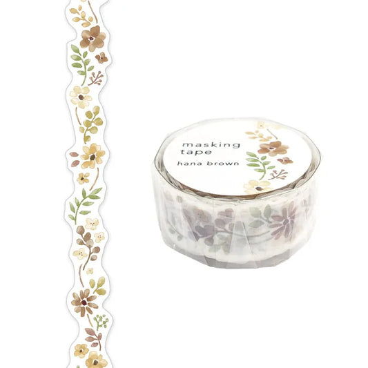 Hana Brown Die-Cut Masking Tape