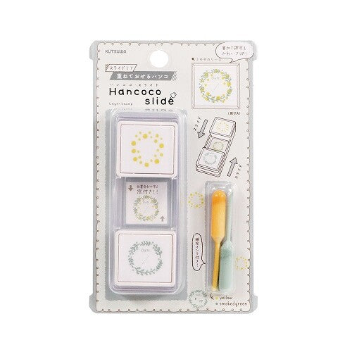 Hancoco Slide Stamp - Mimosa Wreath