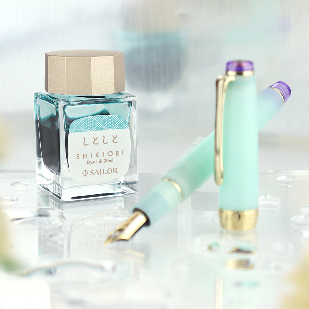 Shikiori Amaoto Professional Gear Slim Fountain Pen - Harusame