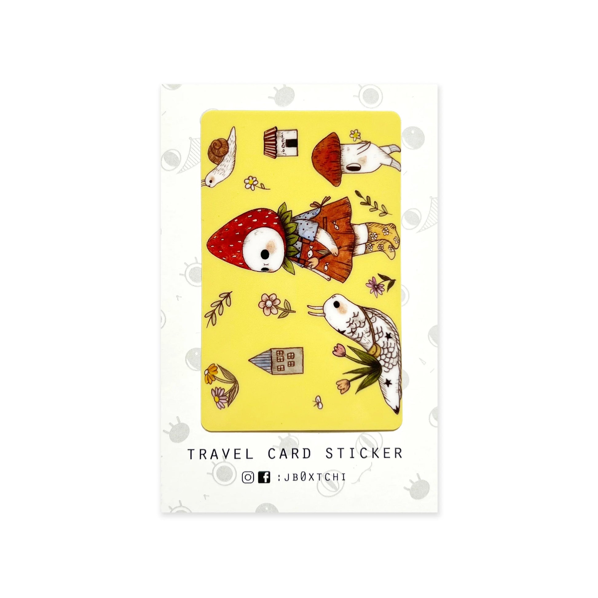 Hello There Travel Card Sticker