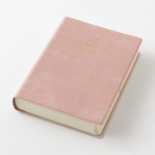 2027 Hibino Diary A6 - Pink