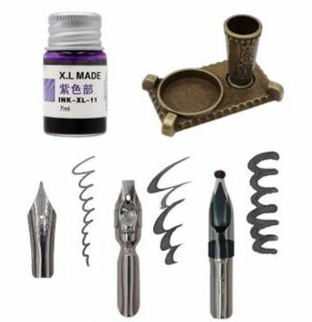 Glass Calligraphy Pen Holder Starter Kit