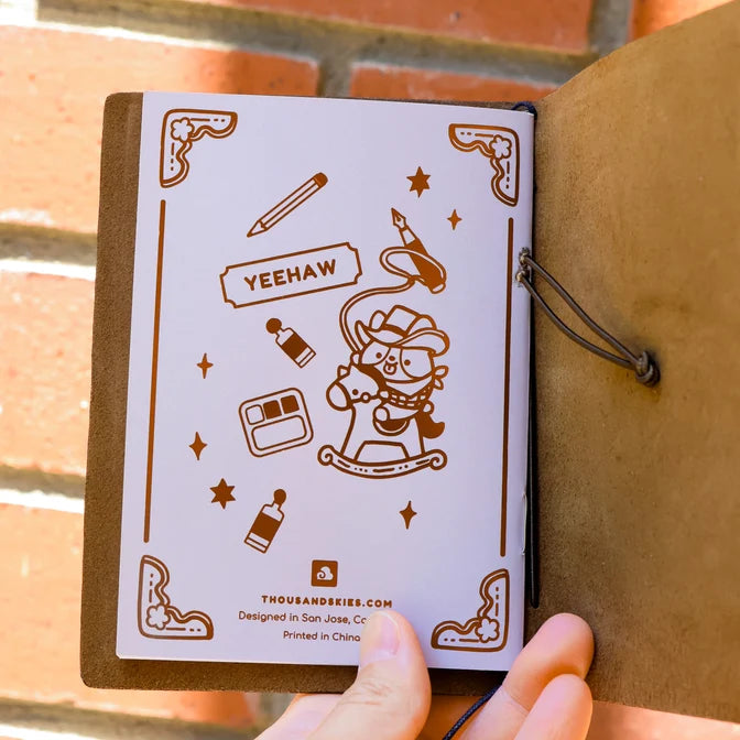 Limited Edition - Houston Corgi Cowboy Passport Journal