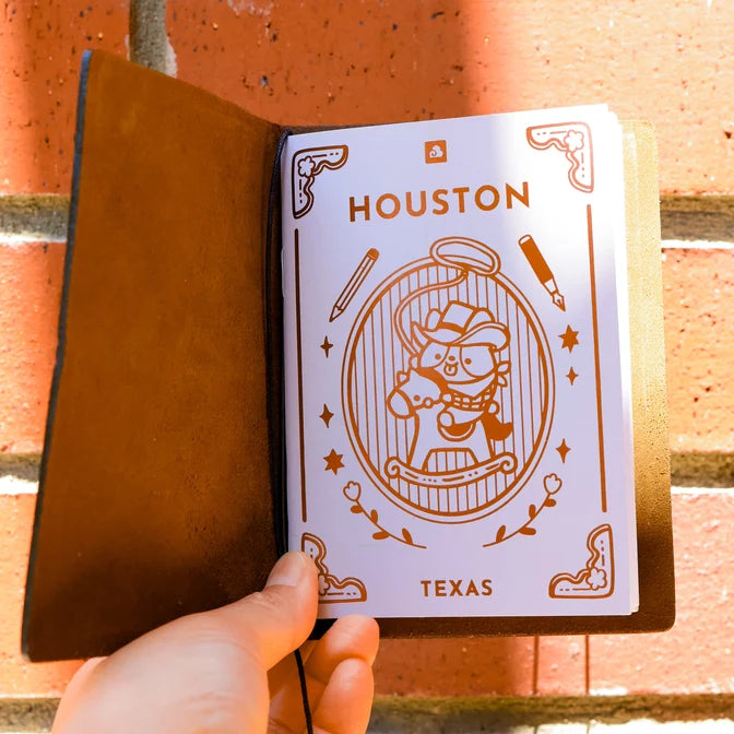 Limited Edition - Houston Corgi Cowboy Passport Journal