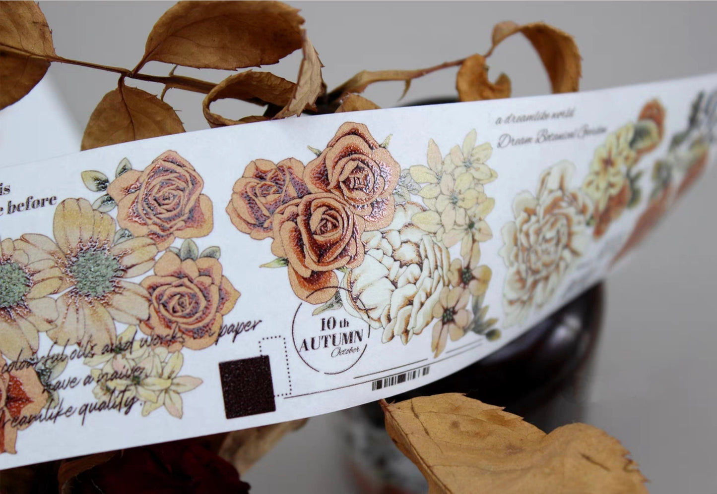 Vintage Roses Washi Tape